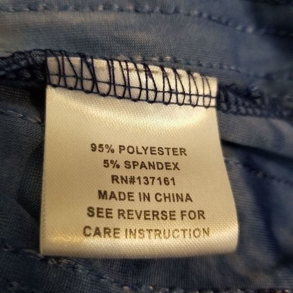 Shannon Ford NY Blue Sequin Split Sleeve Top Size Medium - Picture 8 of 9